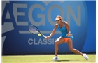 BIRMINGHAM, ENGLAND - JUNE 13:  Ana Ivanovic of Serbia in action against Klara Koukalova of the Czech Republic during Day 5 of the Aegon Classic at Edgbaston Priory Club on June 13, 2014 in Birmingham, England.  (Photo by Jordan Mansfield/Getty Images for Aegon)